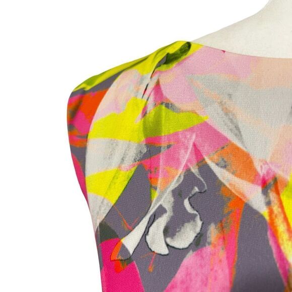 TRINA TURK NWT SZ Small Floral Sheath Silhouette Dress Felana Summer Spring Sz2 - Picture 4 of 12